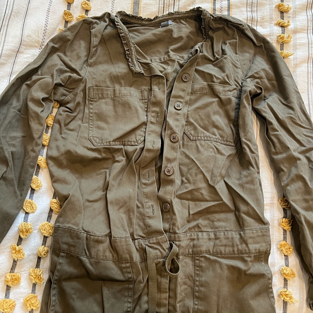 Dark Olive Green Jumpsuit